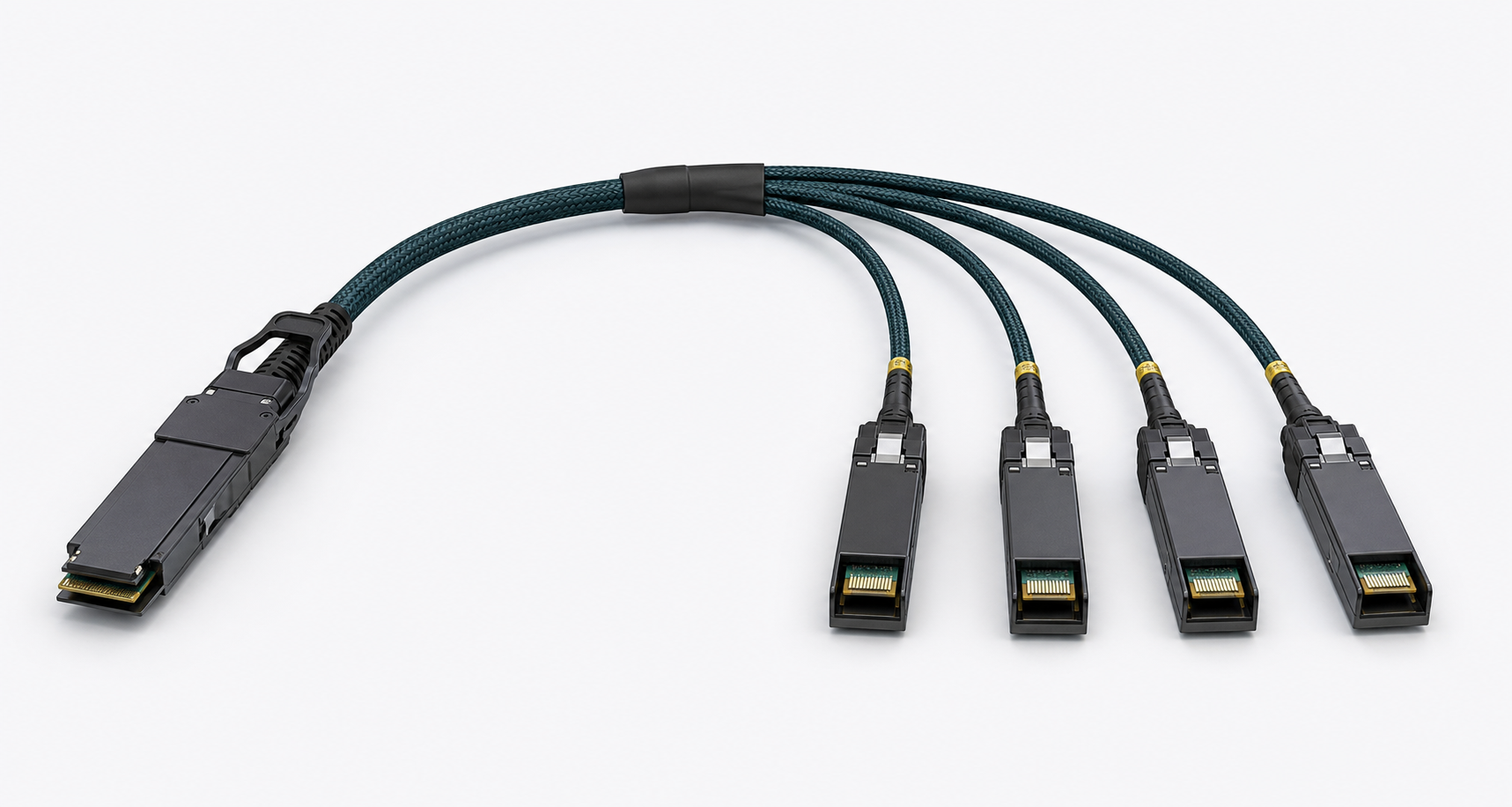One-to-four breakout cable
